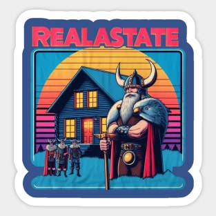 Viking Realtor V1 - REALASTATE Sticker